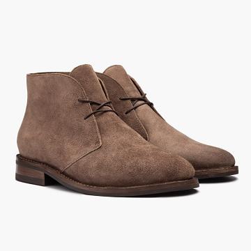 Thursday Boots Scout Suede Rugged & Resilient Chukka Laarzen Heren Bruin | BE64QMA