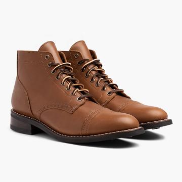 Thursday Boots Vanguard Leren Veterlaarzen Heren Bruin | BE129FDN